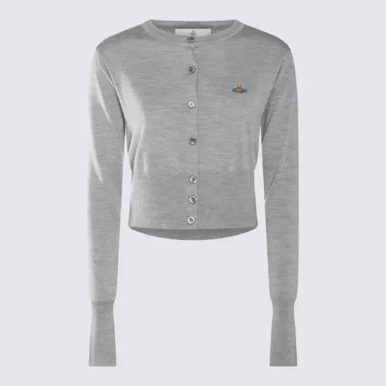 Vivienne Westwood Orb Embroidered Cropped Cardigan-10