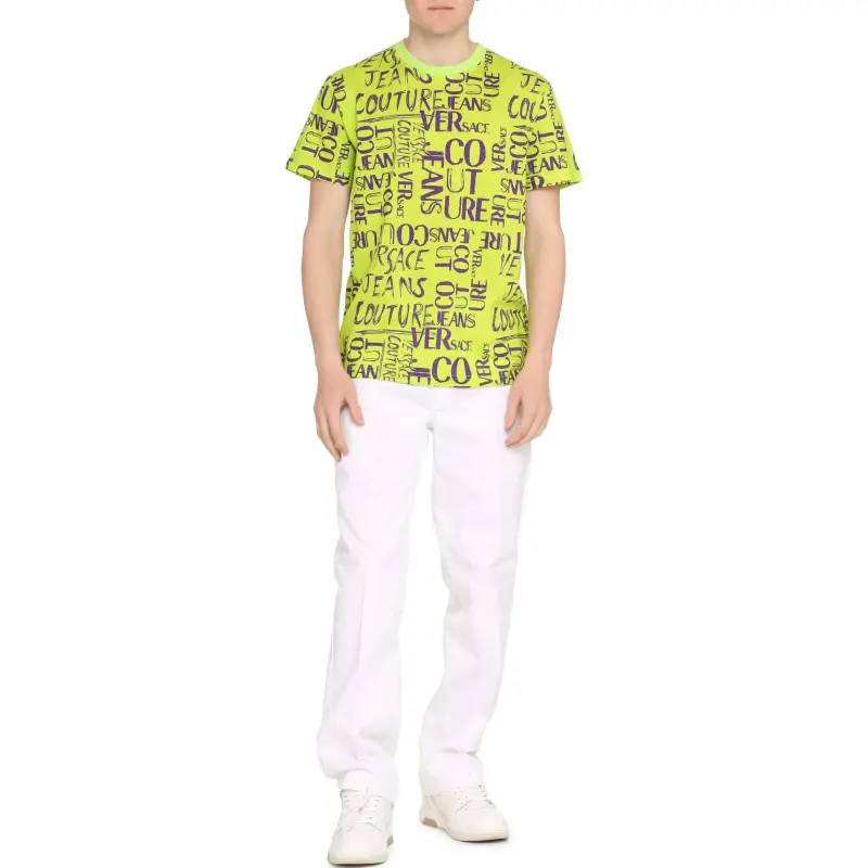 VERSACE JEANS COUTURE SS23 T Shirt Men's Green-3