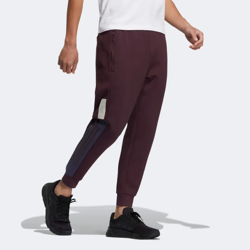 Adidas Knitted Sweatpants Men Dark Purple-1