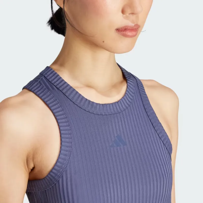 Adidas Gym Tank Tops Women's Purple-2
