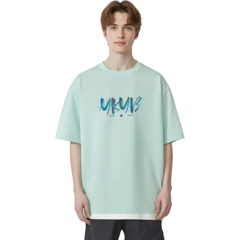 YK&YB T Shirts Unisex Mint Green-2