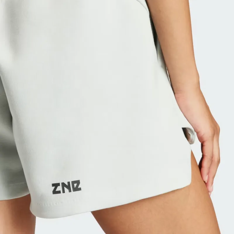 Adidas Z.N.E. Collection Casual Shorts Women's Light Gray-5