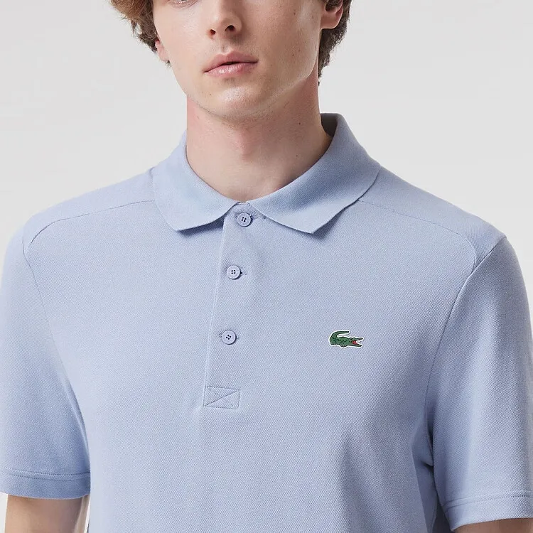 LACOSTE Polo Shirt Men's Light Blue-4