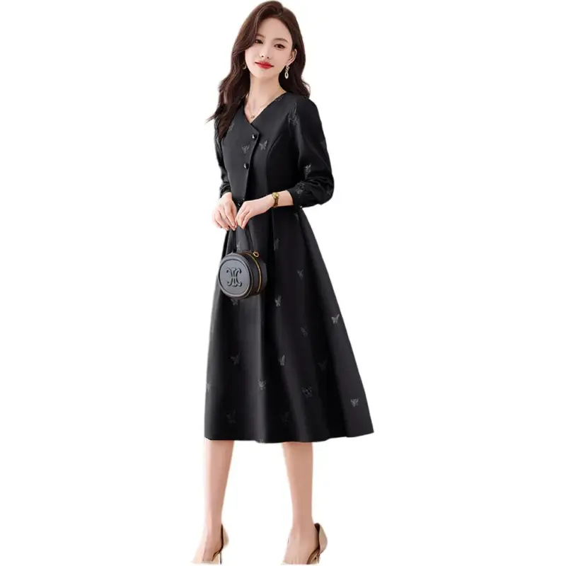 Fele.d Long Sleeved Dress Women's-7