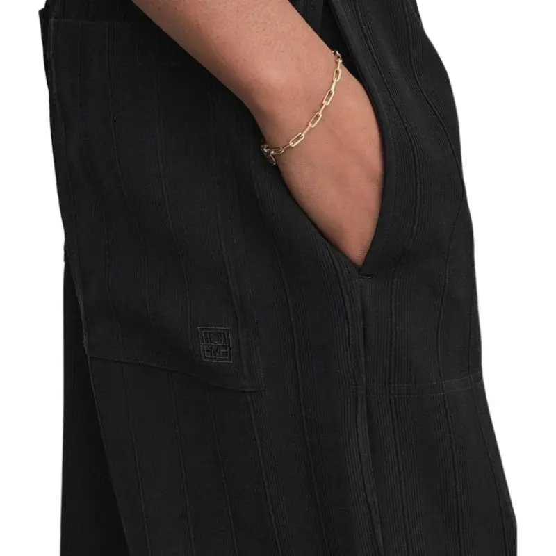 TOTEME SS25 Casual Pants Women's Black-4