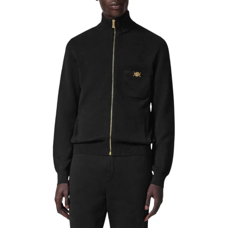 VERSACE Medusa Zipped Cardigan-1