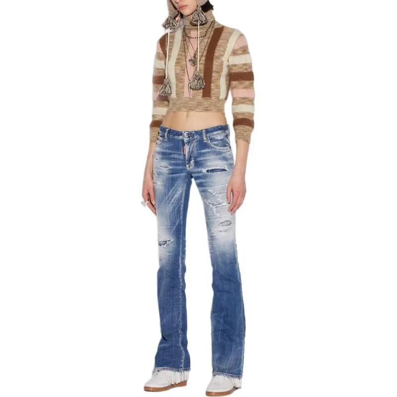 DSQUARED 2 FW22 Jeans Women's Light Blue-2