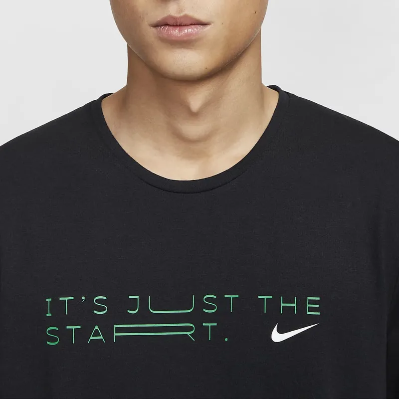 Nike RISE 365 DRI FIT T Shirt Men's Black-3