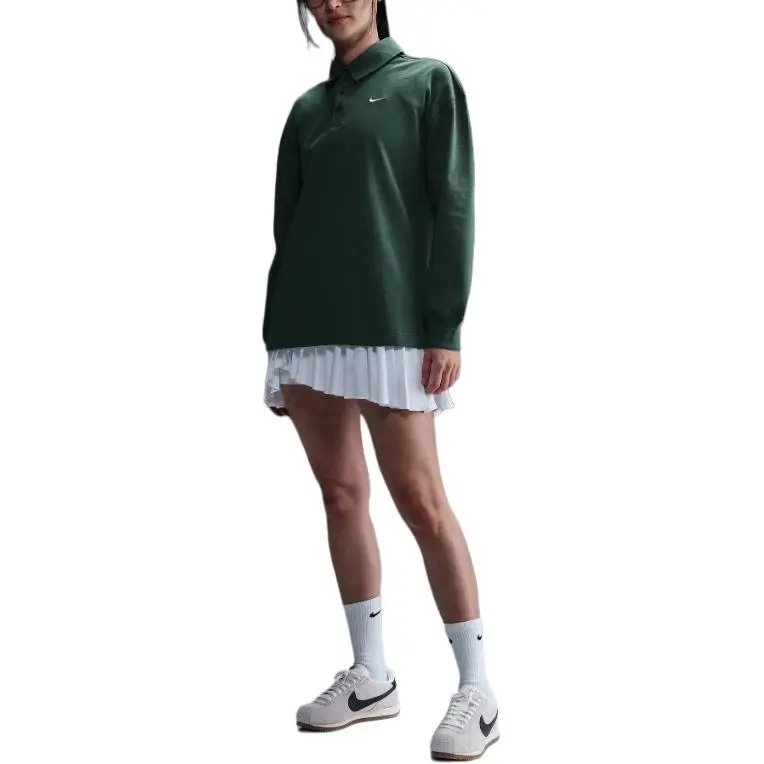 Nike SportswearSwoosh FW24 Polo Shirt Women's Vintage Green-3