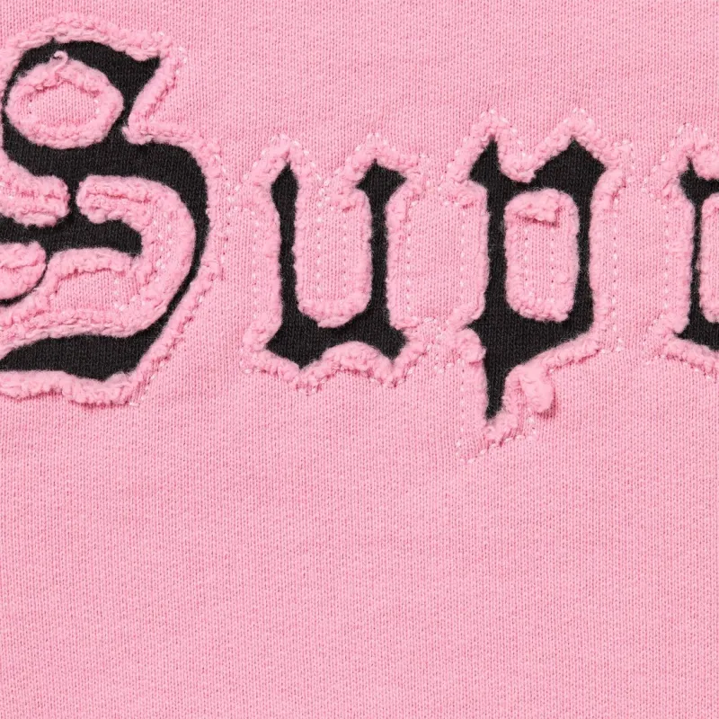 Supreme Contrast Cutout Hooded Sweatshirt-2