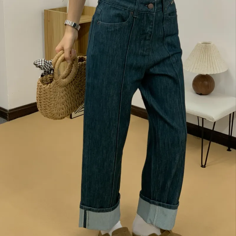 Kabodo Jeans Women's Dark Blue-2