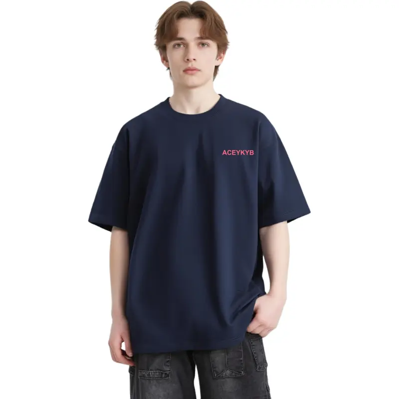 YK&YB T Shirts Unisex Dark Blue-4