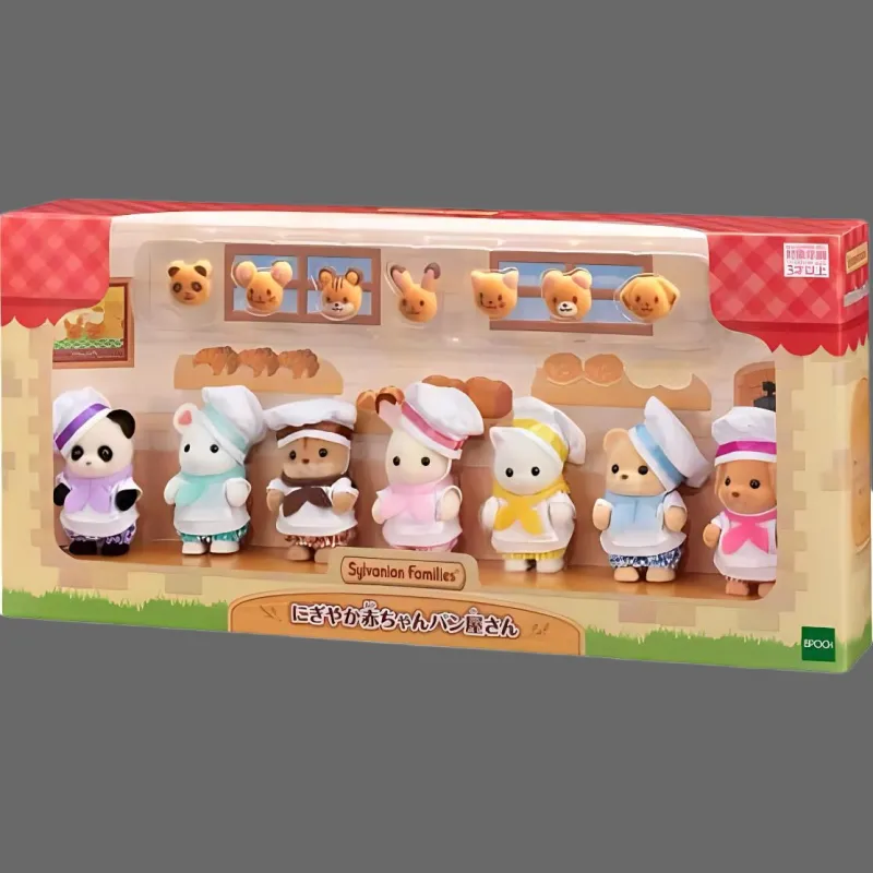 Sylvanian Families Bakery Chef Baby Dolls Plush Doll Small Size Tall-3