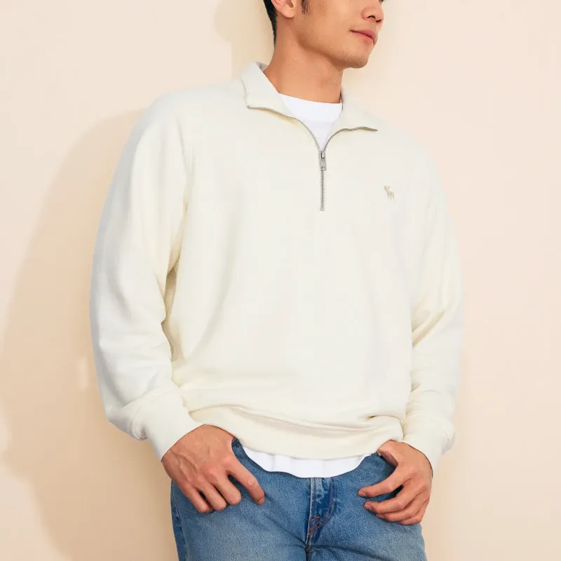 Abercrombie＆Fitch Sweatshirt Men's White-2