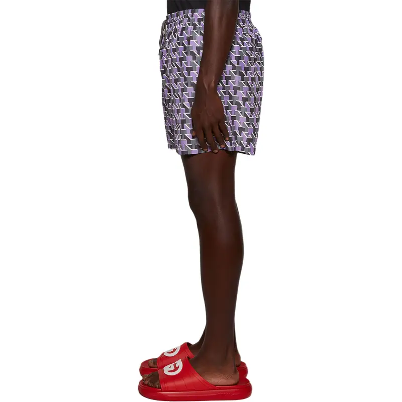 GUCCI Printed Nylon Swim Shorts-4