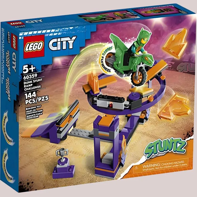 LEGO City Collection Slam Dunk Trick Challenge Building Blocks 144pcs 60359-1