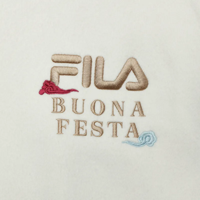 FILA Dragon Series Baseball Jerseys Men Porcelain White-2