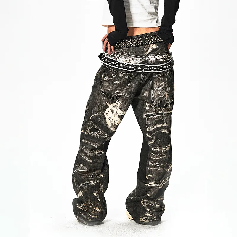 DND4DES Jeans Unisex Black-5