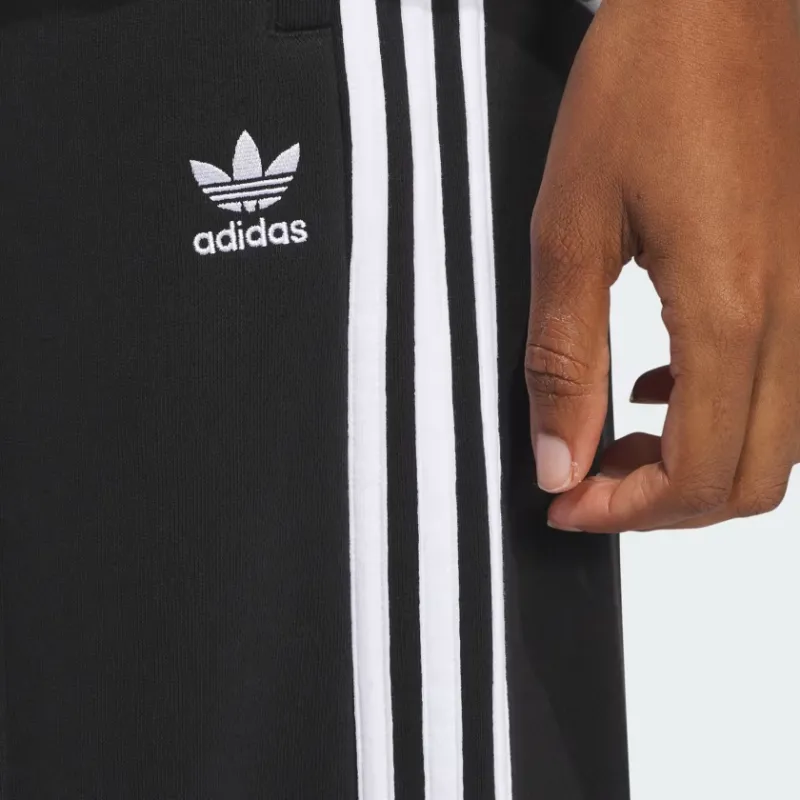 Adidas Originals Adicolor 3 Stripes Loose French Terry Wide Leg Pants-4