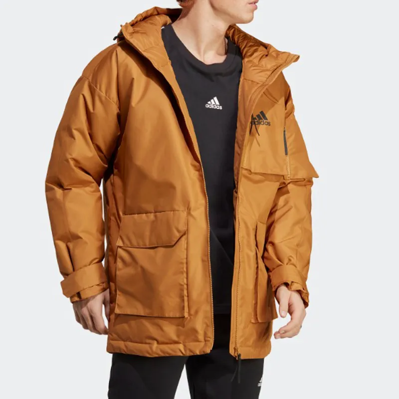 Adidas Down Jacket Men's Wheat Brown-1