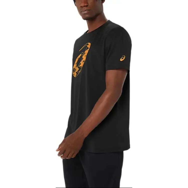 Asics T Shirts Men Black-4
