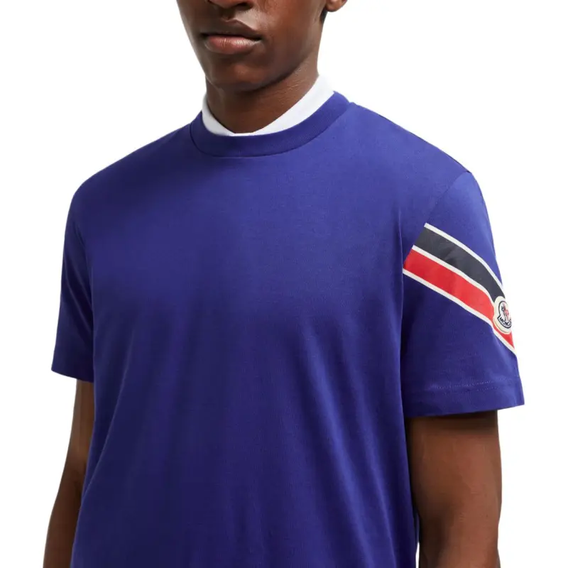 Moncler Logo-patch Cotton Polo Shirt-4