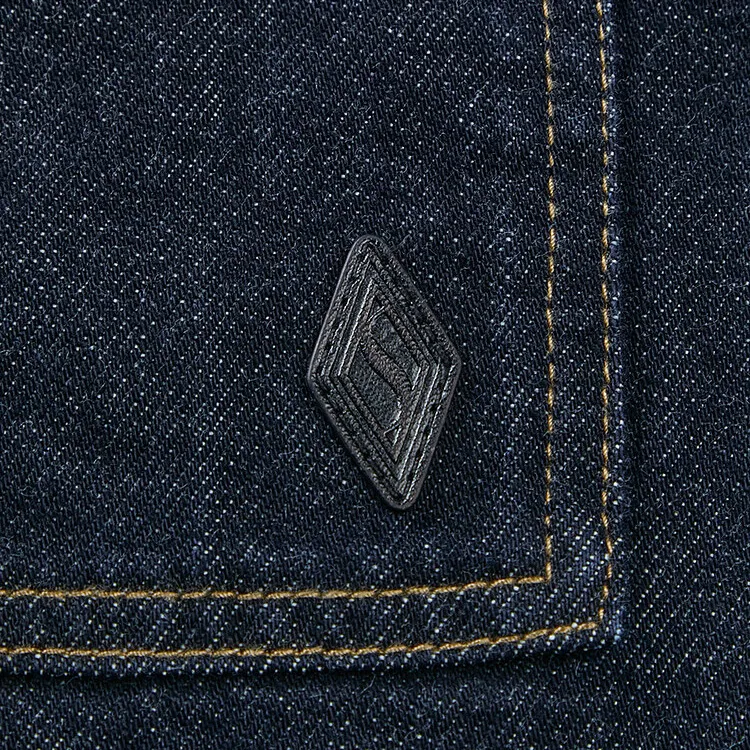 Skechers Skechers Diamond Series Denim Jacket Unisex Denim Dark Blue Black-2