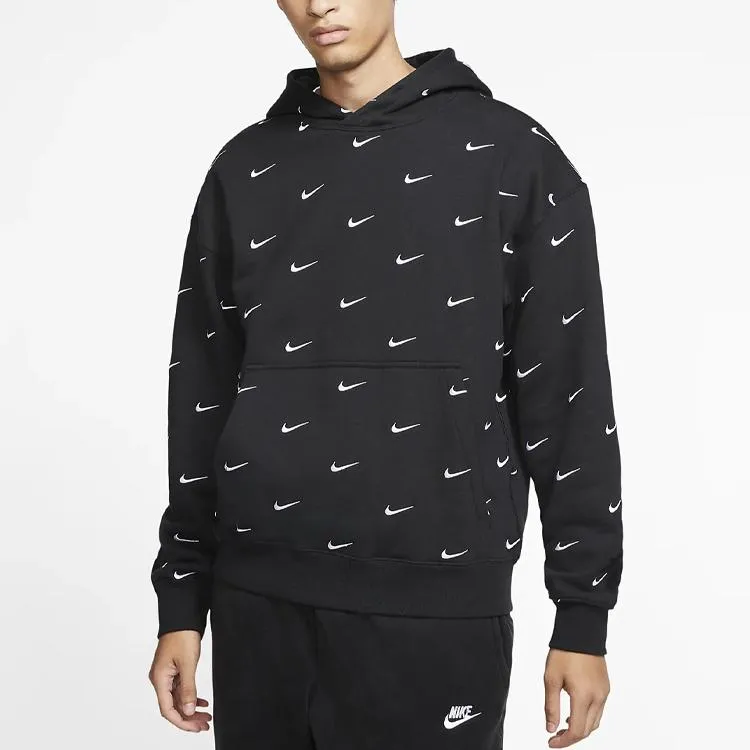 Nike All Over Swoosh Logo Hoodie-2
