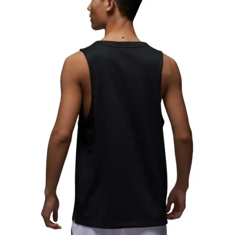 Jordan Sport Dri FIT Basketball Jersey Men's Black/White-1