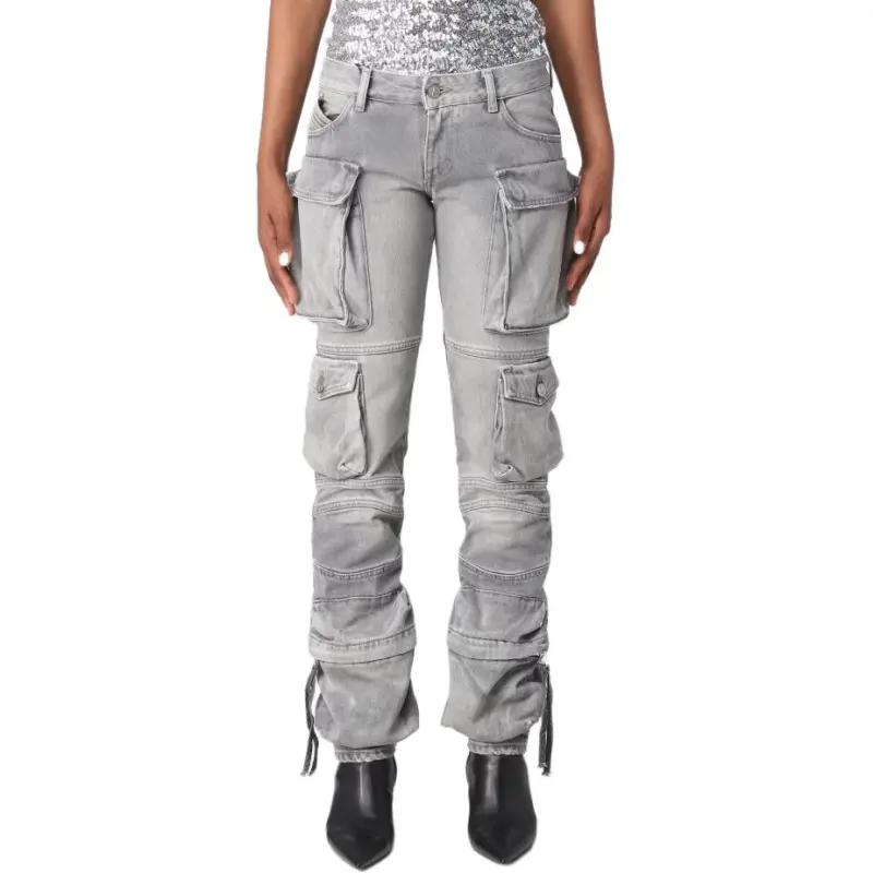 The Attico Essie Tapered Cargo Long Pants-2