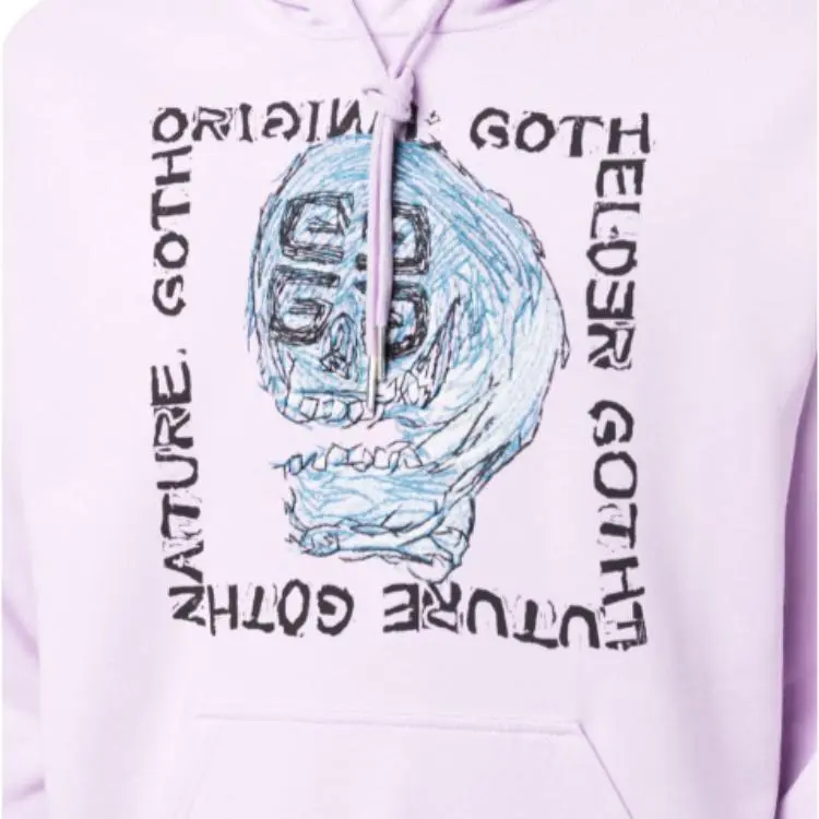 Givenchy Slim Fit Embroidery And Print Hoodie-7