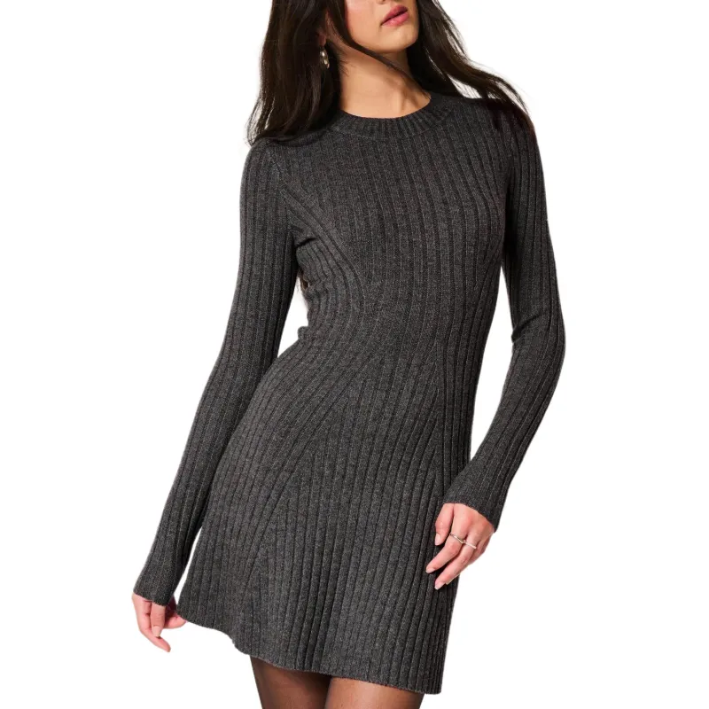 Hollister Long-Sleeved Dresses Women's Gray-2