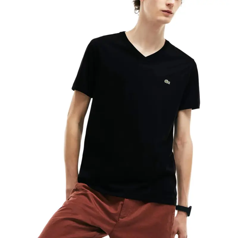 LACOSTE T Shirts Men Black-3
