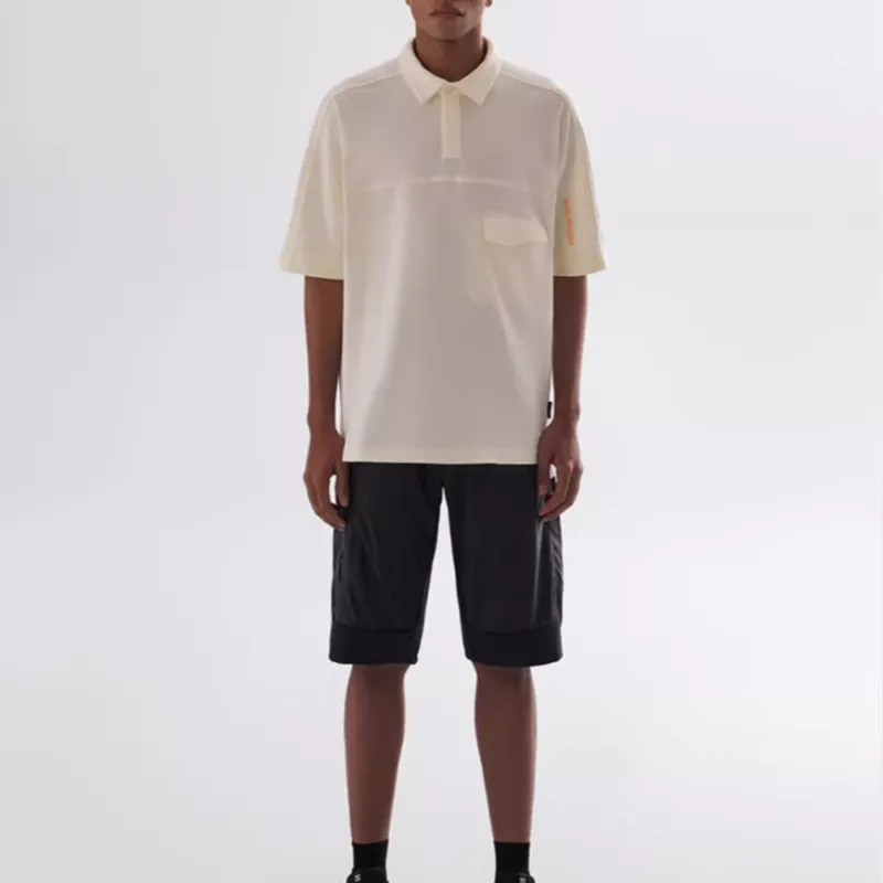 SALOMON BOARDWORKS SS POLO M Polo Shirt Men's Vanilla-1