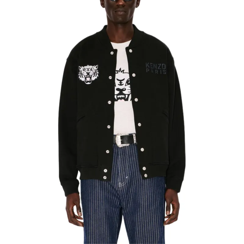 KENZO Happy Tiger Embroidered Bomber Jacket-3