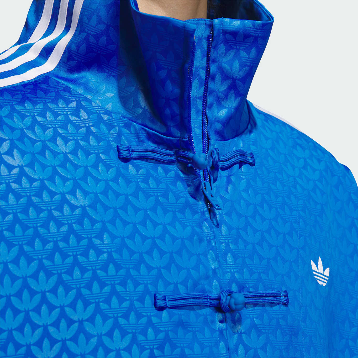 Adidas originals SS24 Chinese Style Button Stand Collar