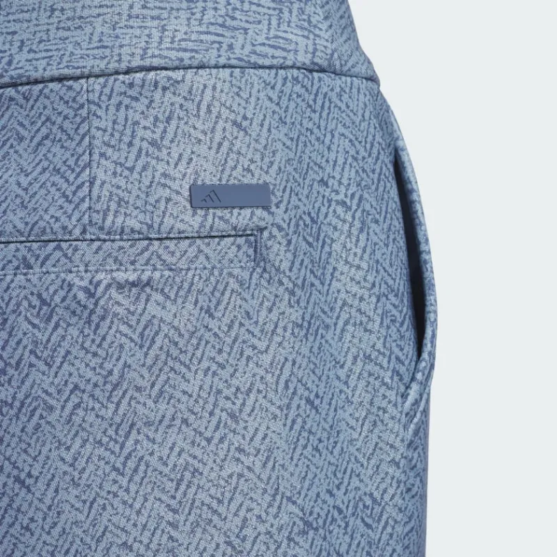 Adidas Ultimate365 Printed Flare Trousers Casual Pants Women's Blue-4