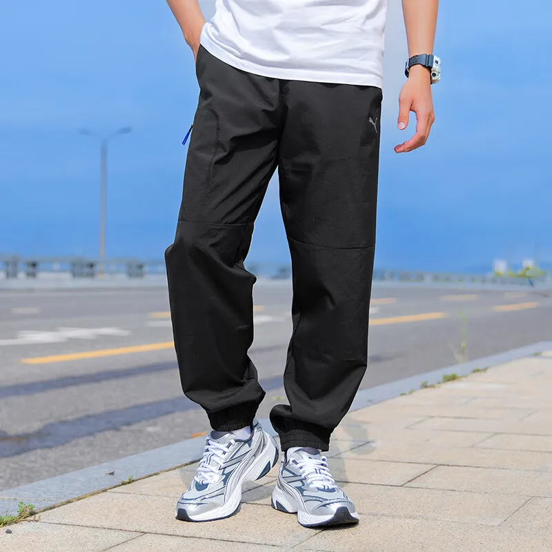 PUMA Casual Pants Men Black-2
