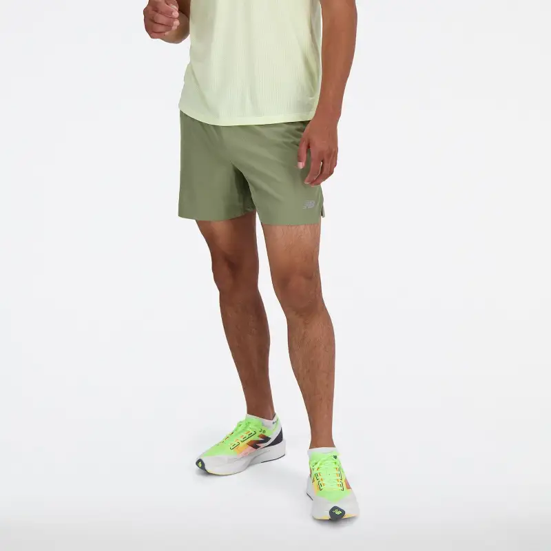 New Balance Casual Shorts Men's Dark Olive Green-3