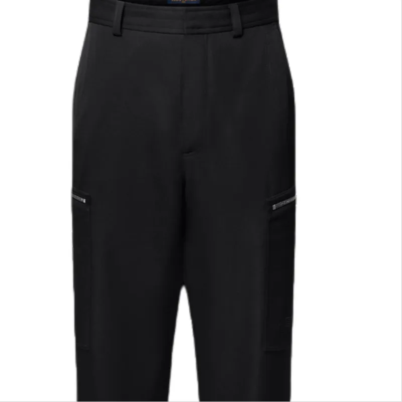 LOUIS VUITTON Tailored Wool Cargo Pants-4
