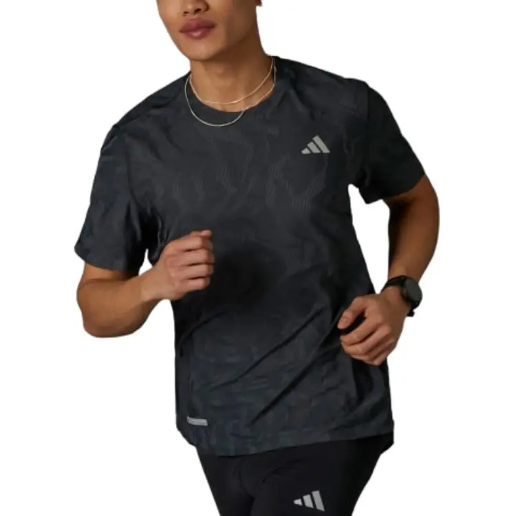 Adidas Free Shipping With AdiClub Ultimate Engineered Running Tee-2
