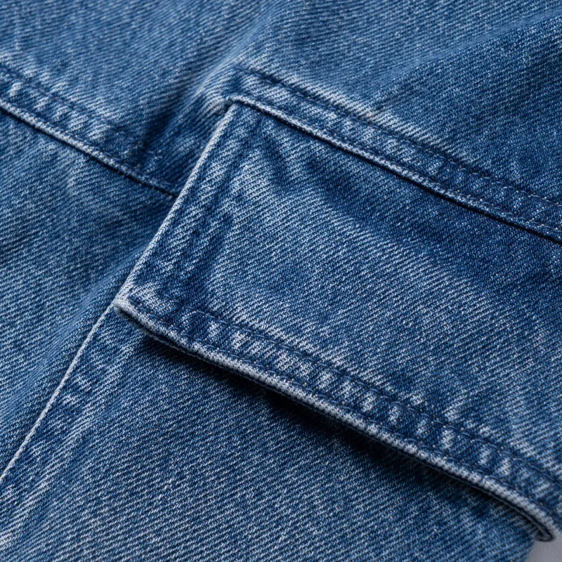 Givenchy Multicutted Denim Cargo Shorts-5