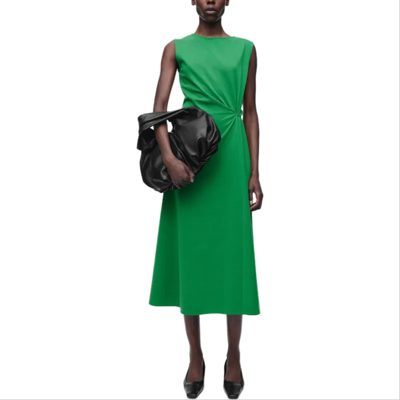 COS Sleeveless Dress Women's Green-2