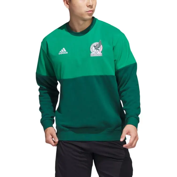 Adidas Free Shipping With AdiClub Mexico Woven Crew Sweatshirt-1