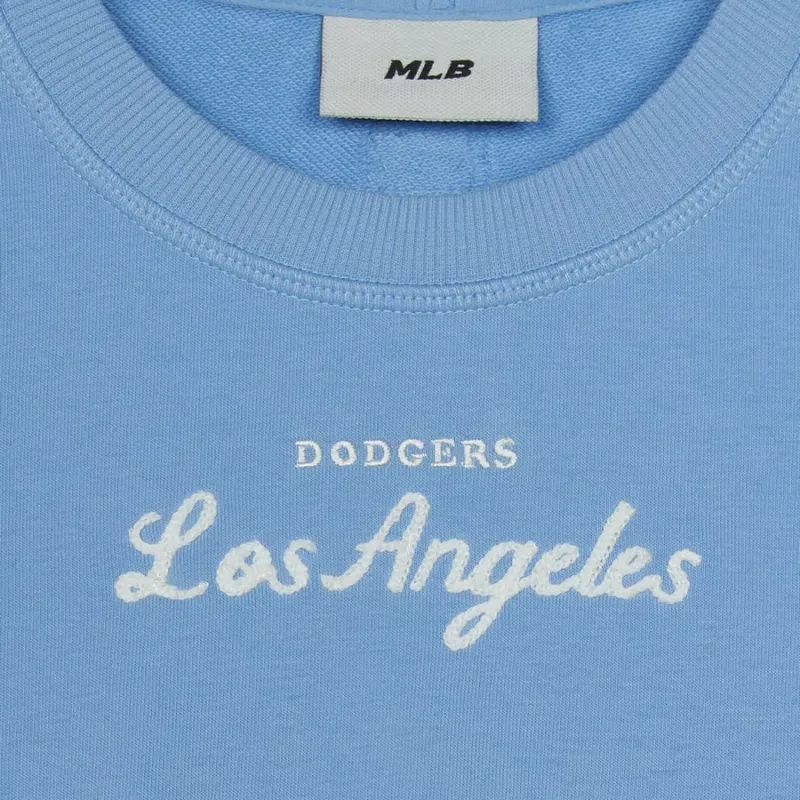 MLB Los Angeles Dodgers Sweatshirt Women's Sky Blue-2