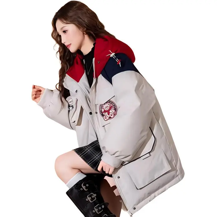 Tonlion Down Jacket Women's Greek White-4
