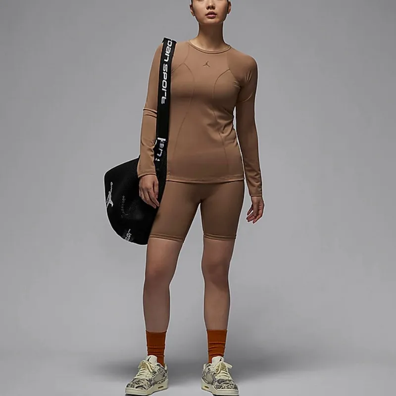 Jordan T Shirts Women's Brown-1