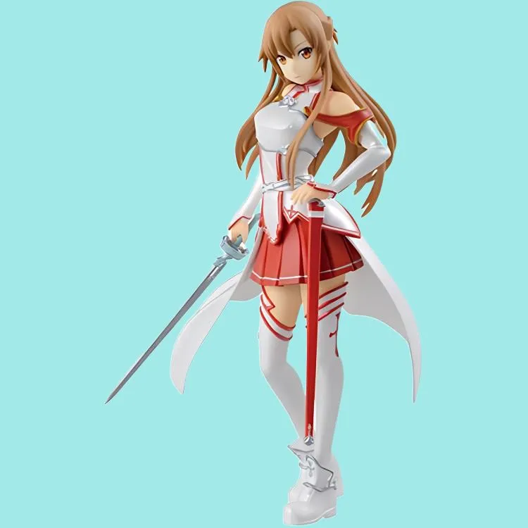 BANPRESTO Asuna/Kikuchi Asuna SQ Series Glass Factory Sword Art Online Asuna 17cm Bonus Gifts-3