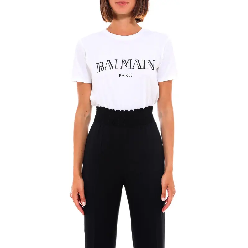 BALMAIN T Shirts Women's White-2