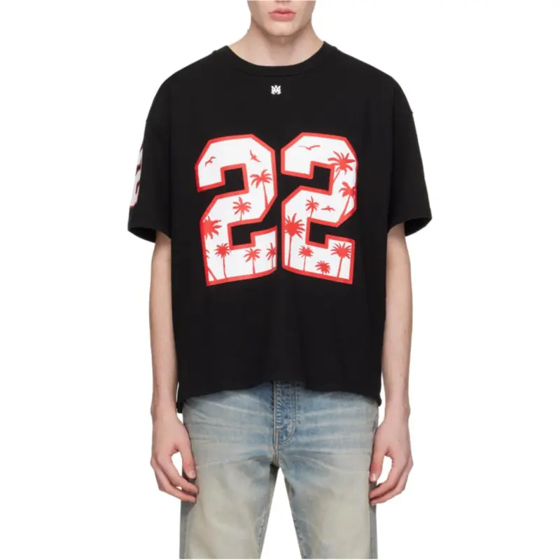 AMIRI Oversized 22 Football Jersey-2